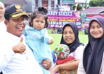 Buka TMMD Ke117 TA 2023, Bupati Radiapoh : Bangkitkan dan Pelihara terus Semangat Marharoan Bolon