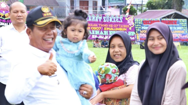 Buka TMMD Ke117 TA 2023, Bupati Radiapoh : Bangkitkan dan Pelihara terus Semangat Marharoan Bolon