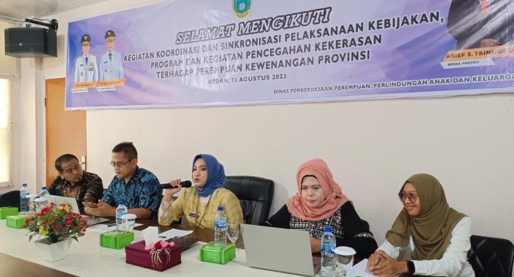 Cegah Kekerasan terhadap Perempuan dan Anak, Dinas PPPA Sumut Gelar Koordinasi