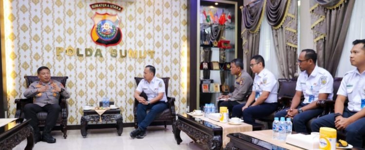 Polda Sumut dan PT KAI Bersinergi Ciptakan Ruang Publik Aman