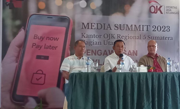 Gelar Media Summit, OJK KR 5 Kolaborasi Tingkatkan Literasi Digital Masyarakat Sumut