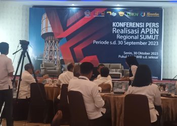 Periode September 2023, Kinerja APBN di Sumut Rp14,33 Triliun