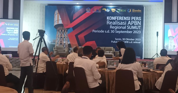Periode September 2023, Kinerja APBN di Sumut Rp14,33 Triliun