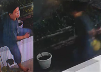 Terekam CCTV, Maling Beraksi di Dinas Pariwisata Simalungun