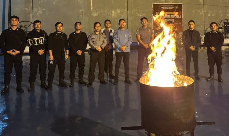 Berpotensi Picu Ganggu Kamtib, Barbuk Hasil Razia di Lapas Narkotika Dibakar
