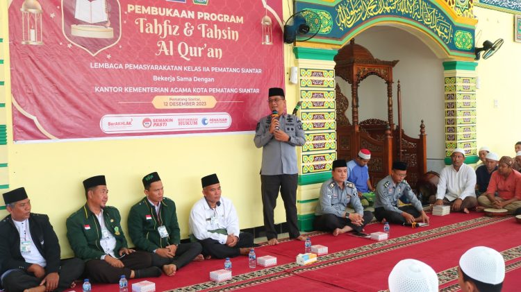 Lapas Kelas IIA Pematang Siantar Gelar Program Tahfiz dan Tahsin Al-Qur’an