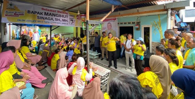 Sapa Warga Siantar dan Simalungun, Mangihut Sinaga : Saya Ingin Mengabdi Kepada Rakyat